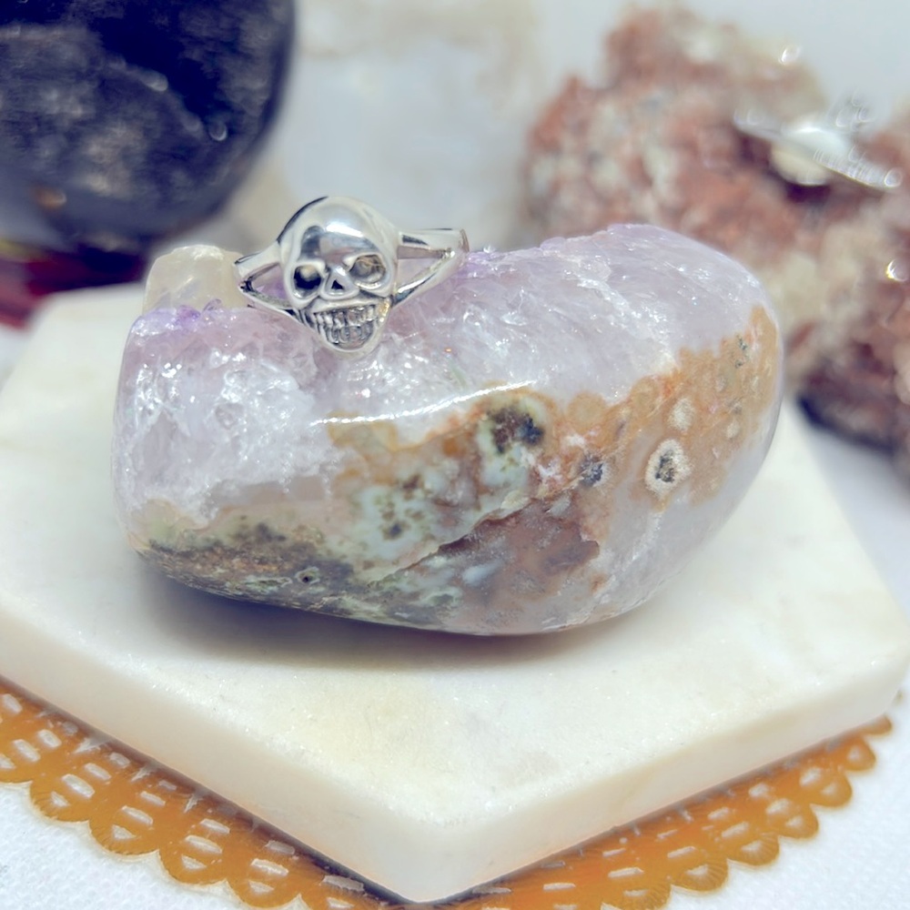 Skull ring 925